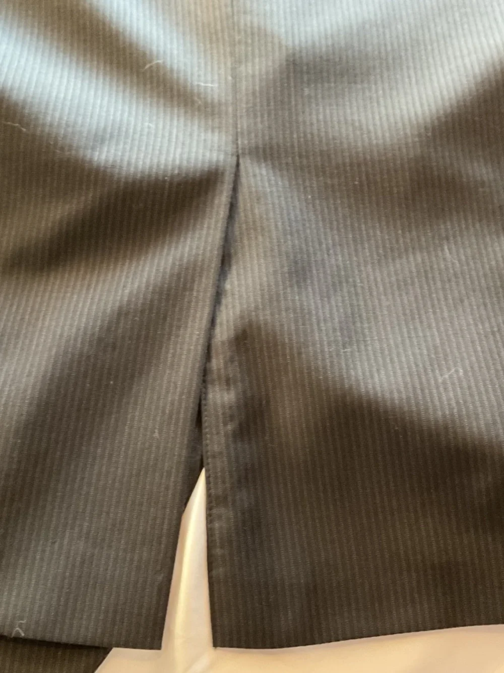 Hart Schaffer Marx Black Pinstripe Suite